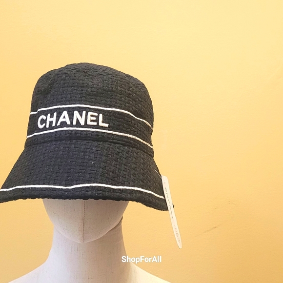 CHANEL Accessories - Chanel Black Bucket Hat